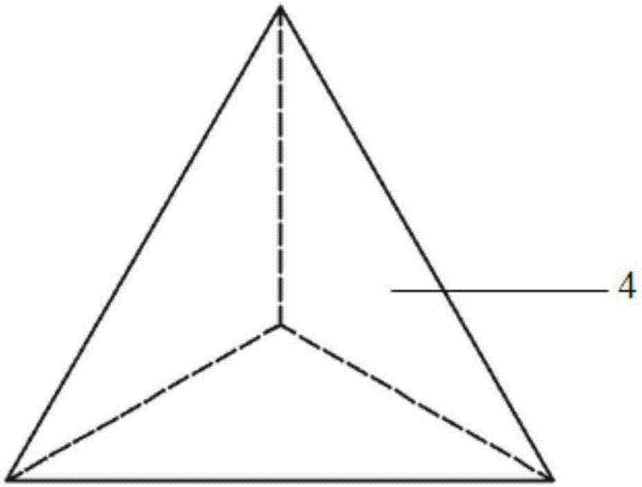 Improved Tetrahedral Throwing Material Used in Interception Engineering