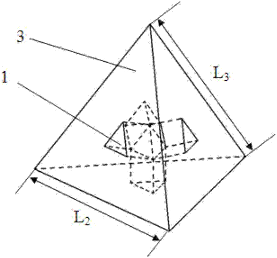 Improved Tetrahedral Throwing Material Used in Interception Engineering