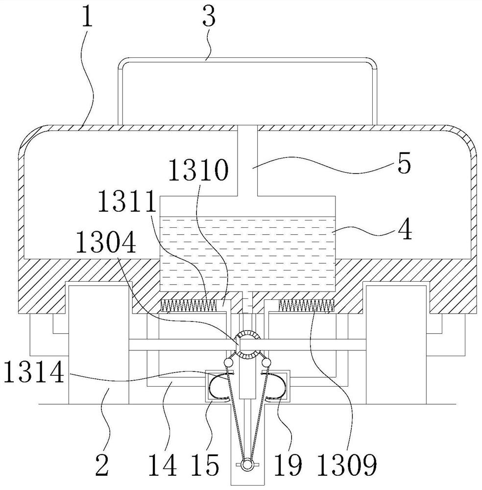 A bridge expansion joint cleaning device