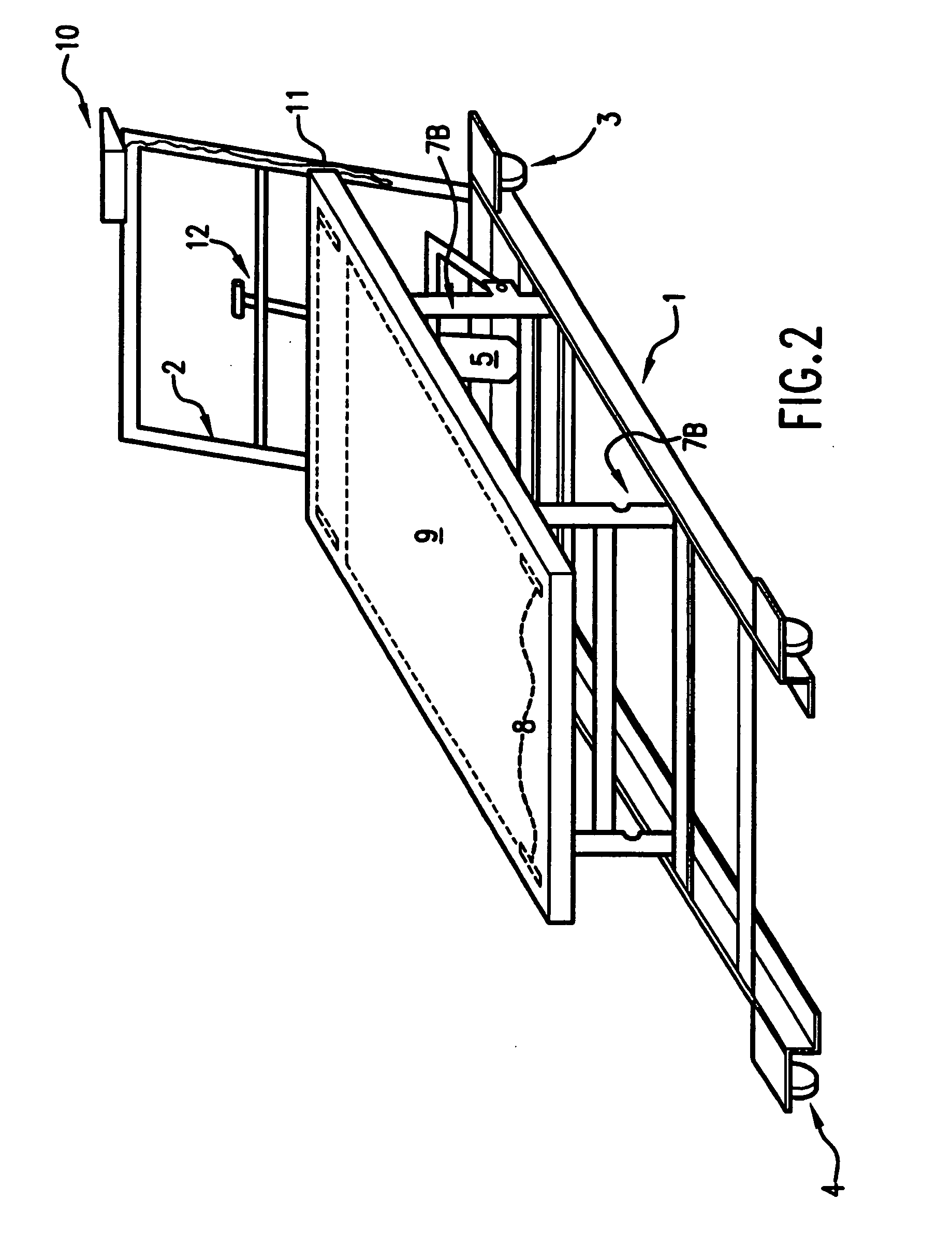 Mobile hospital bed scale