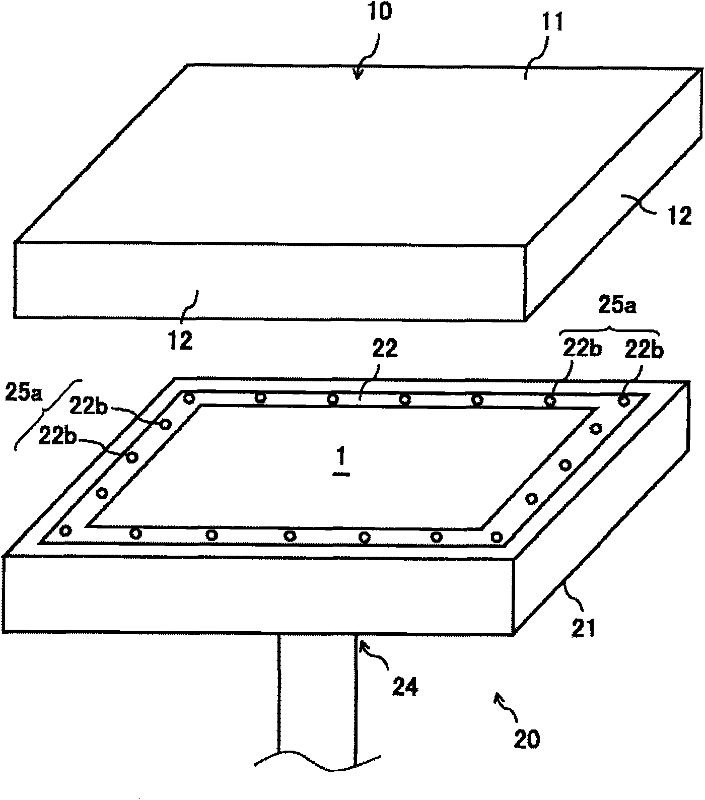 Decompression drying device