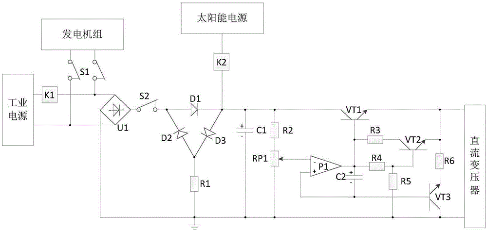 Multisource direct current transformer based on aluminium electrolysis cell