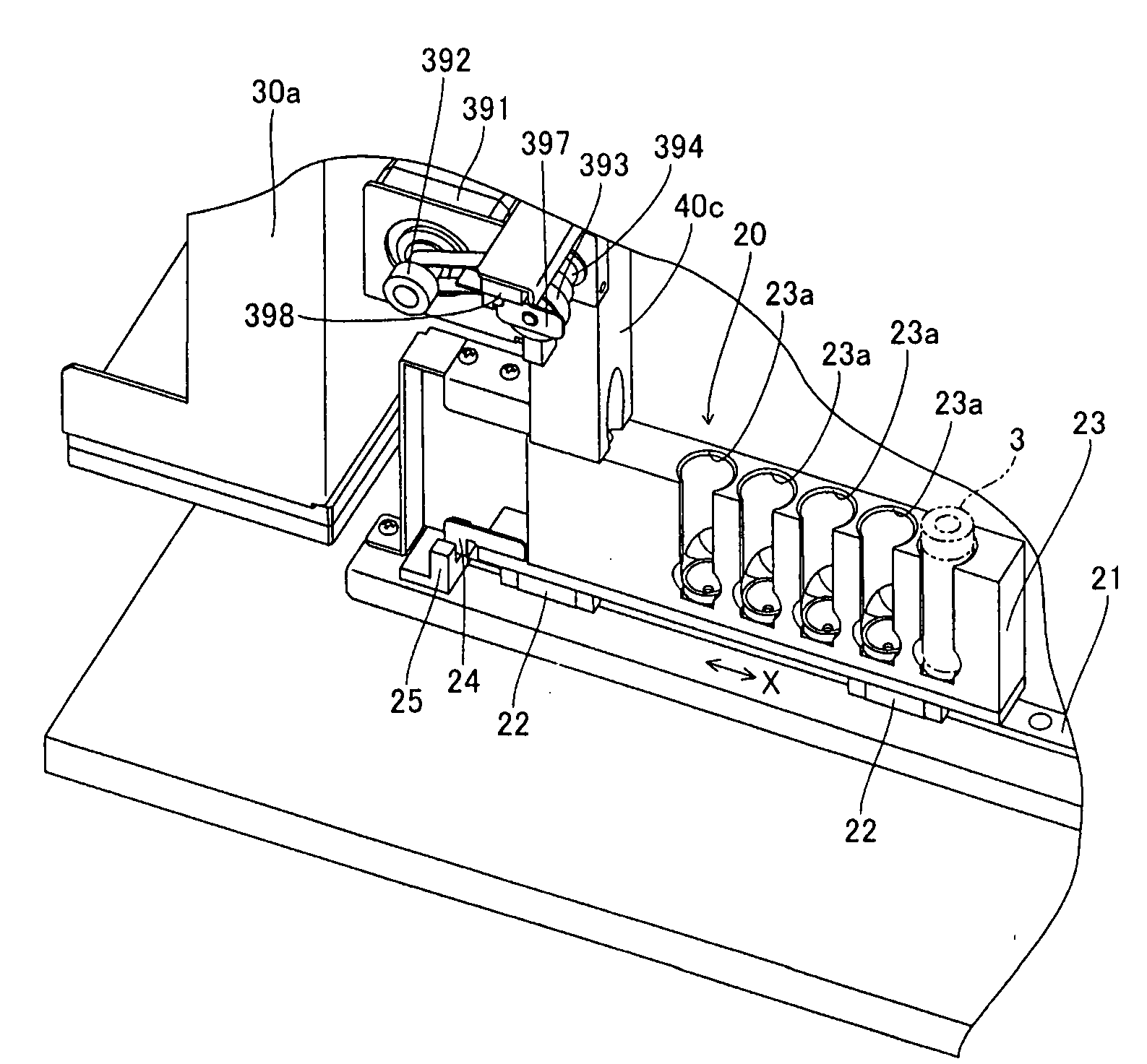 Parts supply device, sample analyzing device, parts supply method