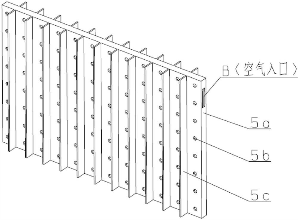 A non-premixed hydrogen catalytic combustion heating device