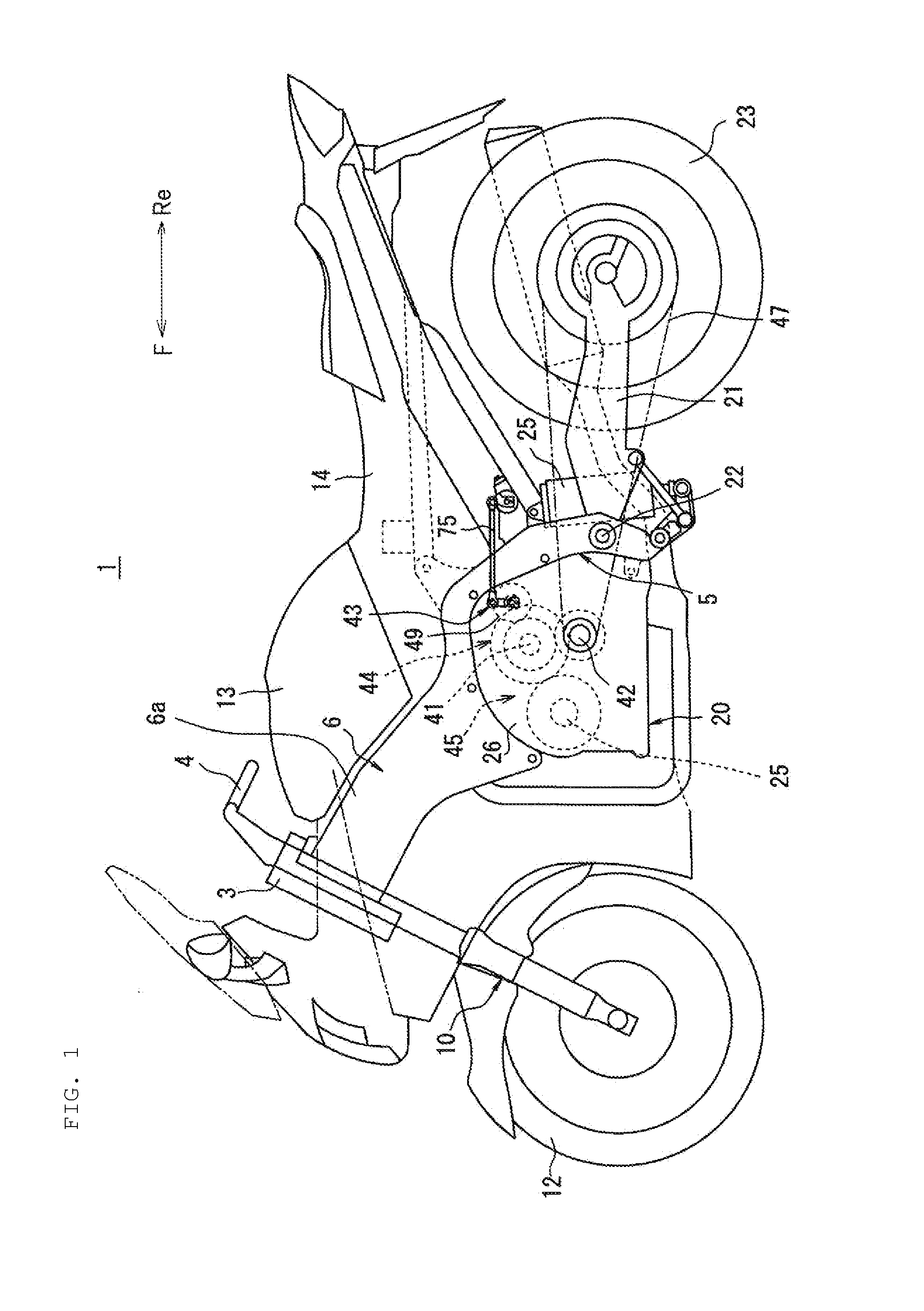 Automatic transmission apparatus and straddle-type vehicle equipped with the apparatus