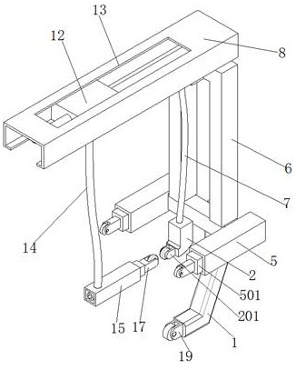 A device for detecting the thickness of polyethylene plastic products