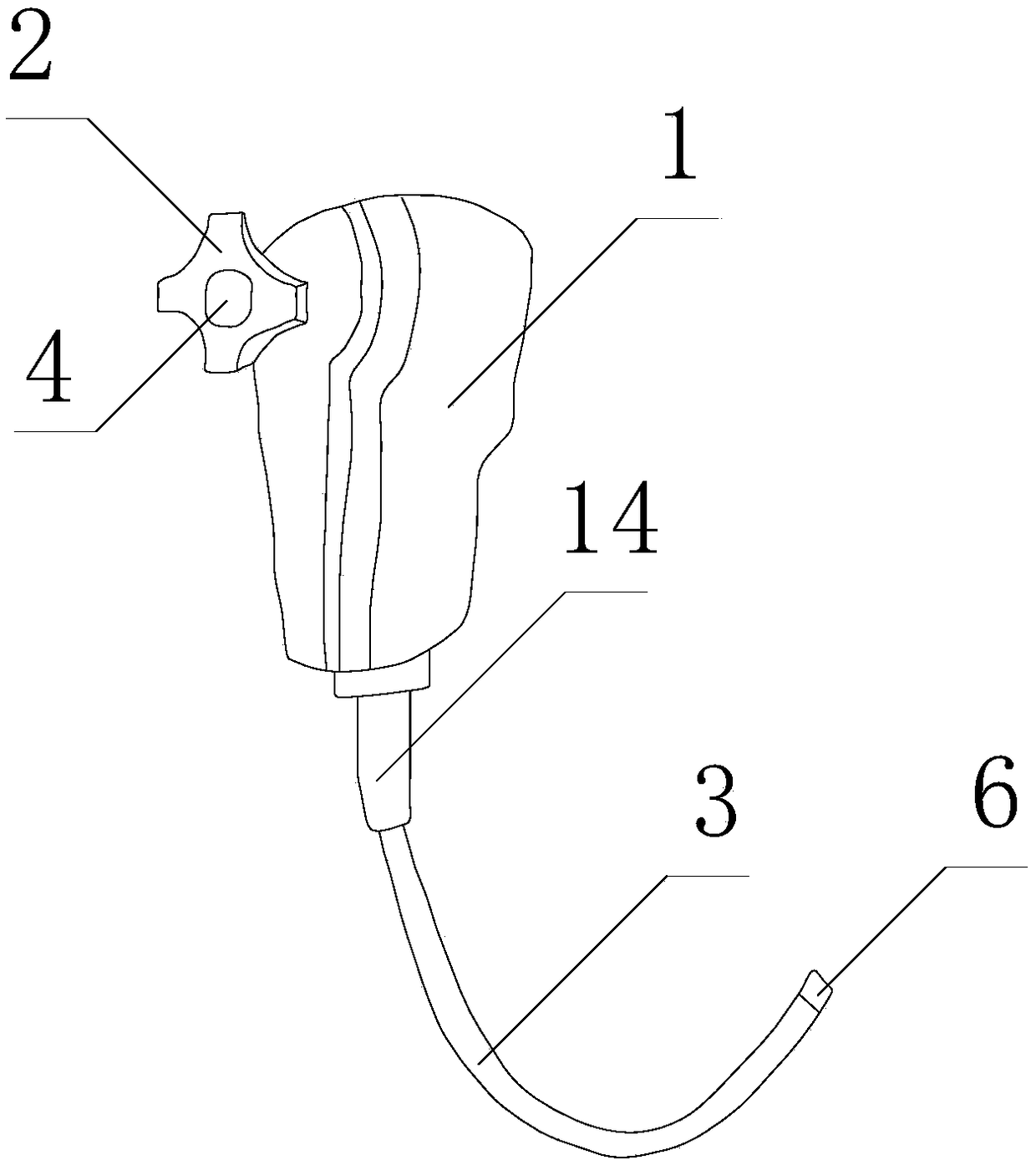 A laparoscopic gastric volume adjustment band curvature adjustment device