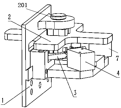 Bidirectional in-out electronic lock for sharing simple umbrella pile of short-handle umbrella