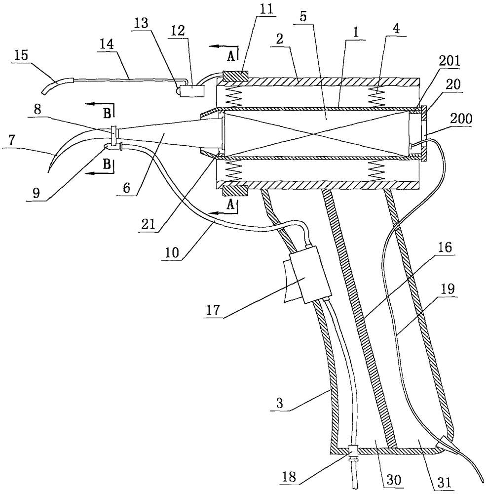 A tooth scaler handle