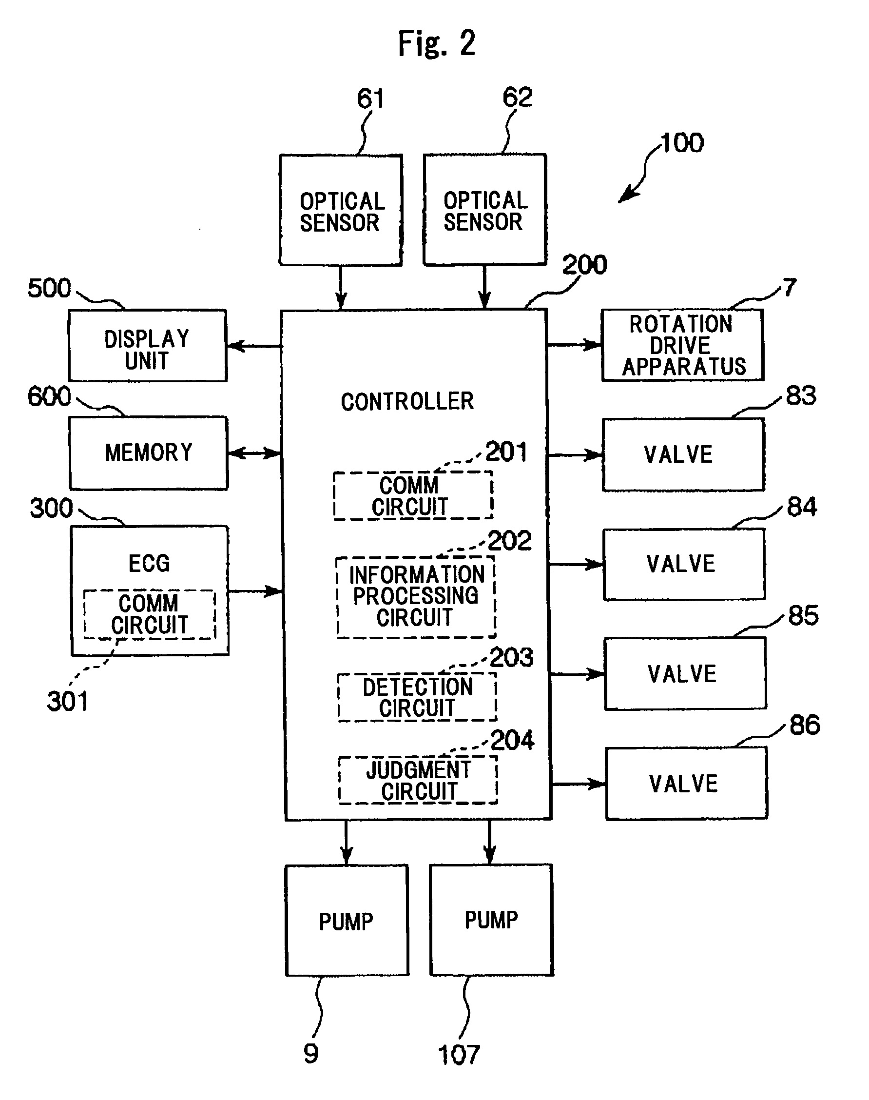 Autonomic nervous activity monitor, blood processing apparatus, blood collecting apparatus and autonomic nervous activity monitoring method