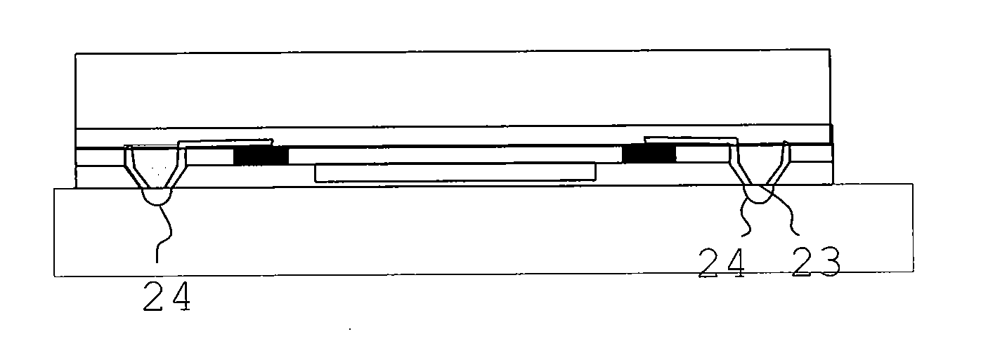 Process for making contact with and housing integrated circuits