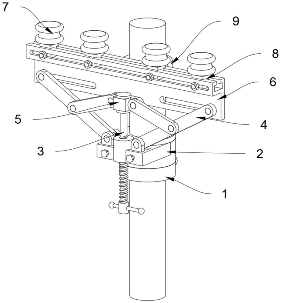 Power transmission and power grid conveying frame