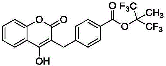 Preparation method of tecarfarin