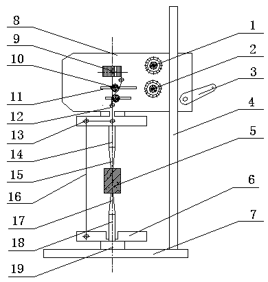 Fretsaw cutting device for rock core samples and cutting method therefor