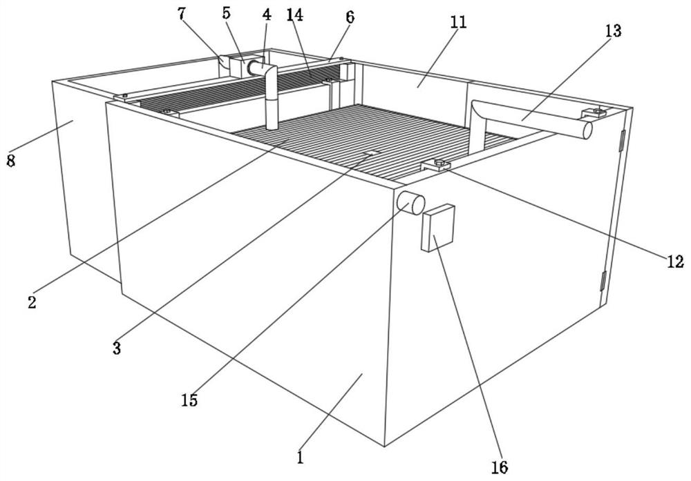 Papermaking wastewater precipitation and recovery device for papermaking