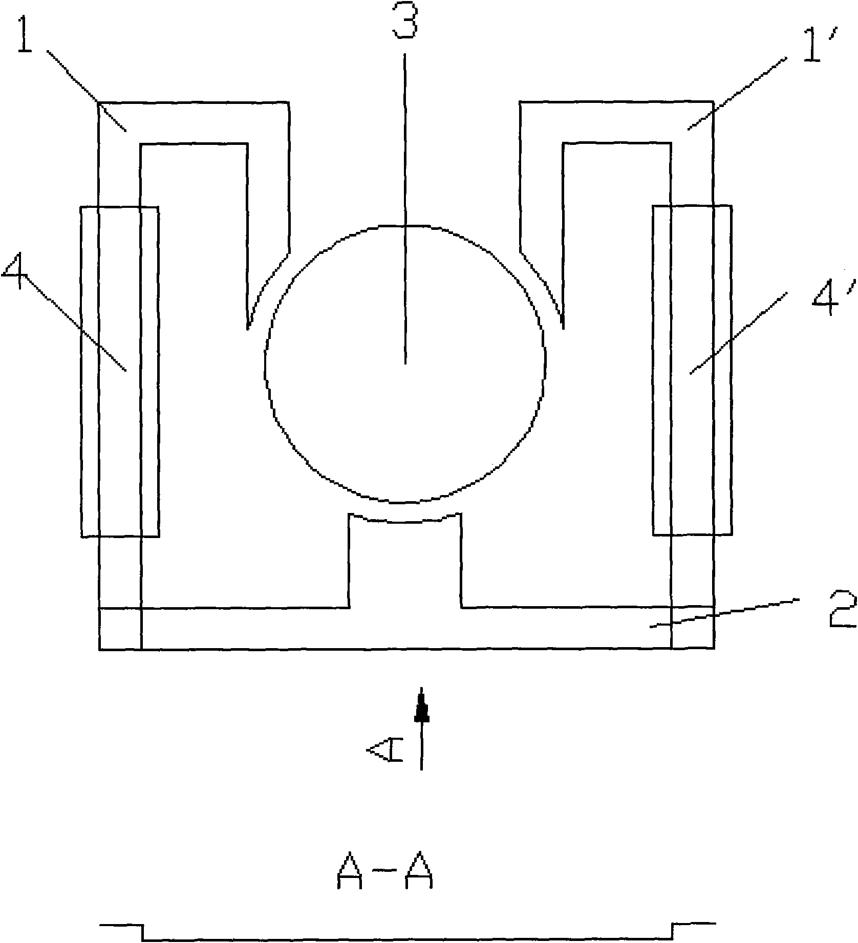 Instrument step motor with large rotor and low speed ratio