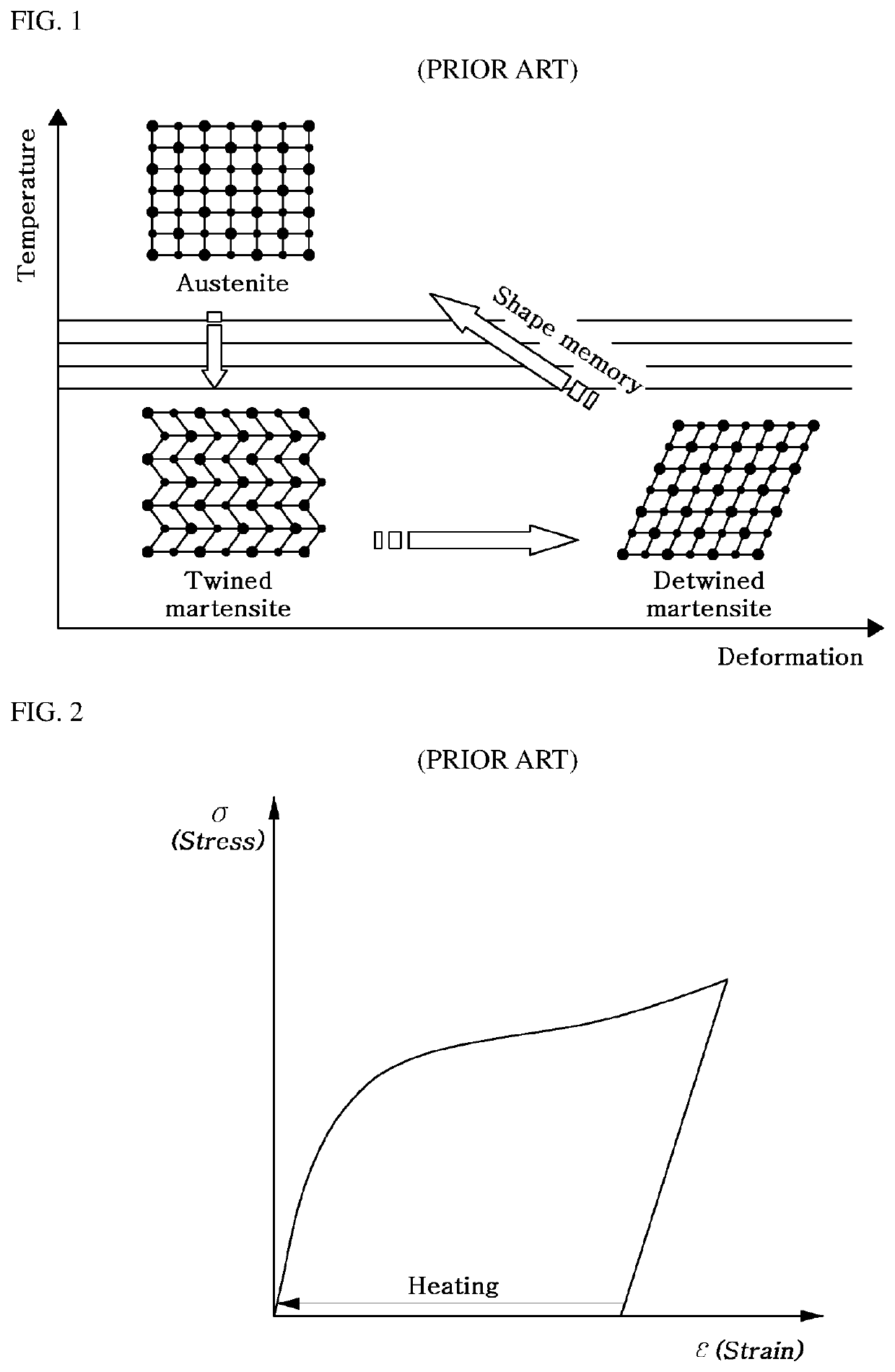 Cable using cold-drawn shape memory alloy wires and method for manufacturing the same