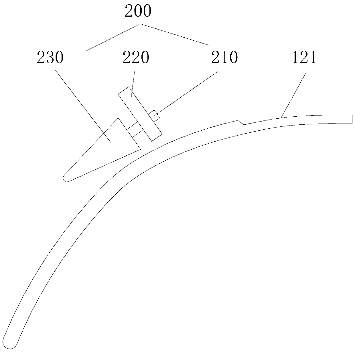 Special driving device for turnover hanging head and injection device