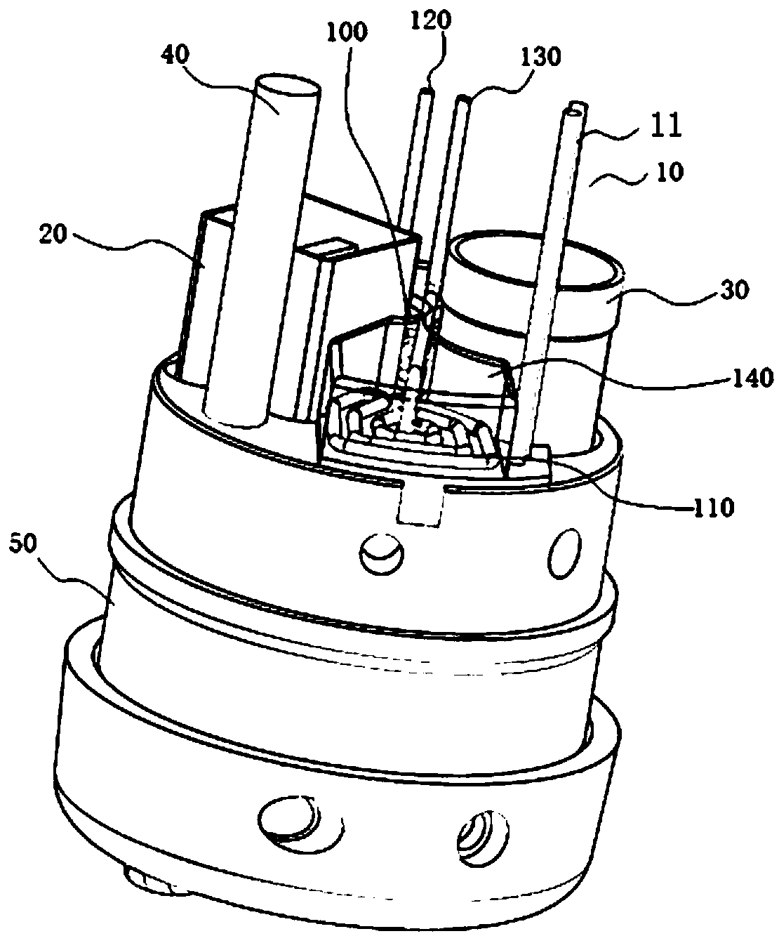 A cooling system for endoscope illumination and an endoscope