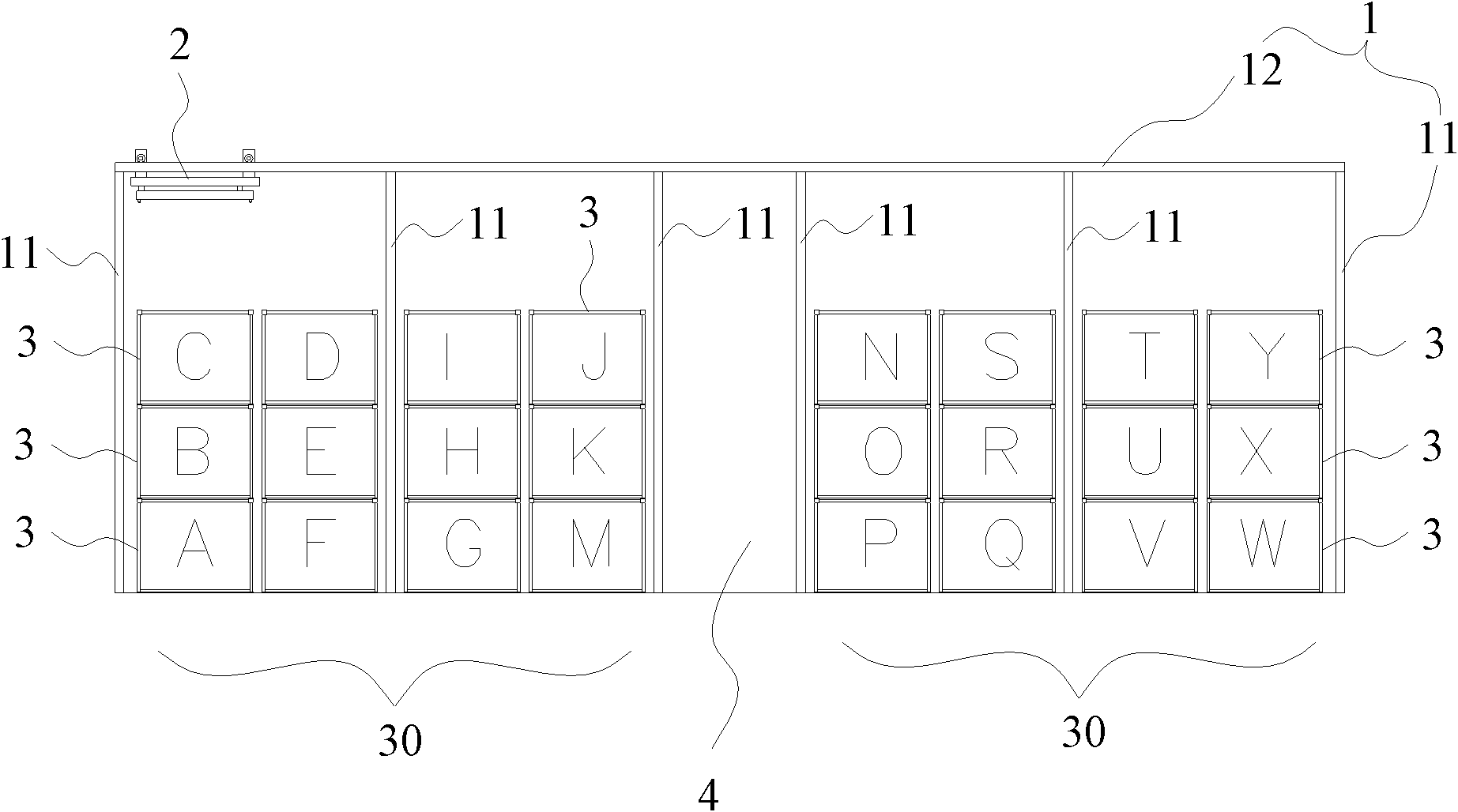 Box-type three-dimensional garage and vehicle picking-up and parking method