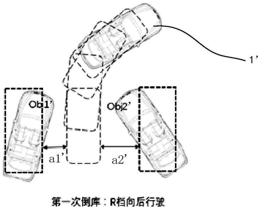 Automatic parking and backing storage control method, electronic equipment and automobile