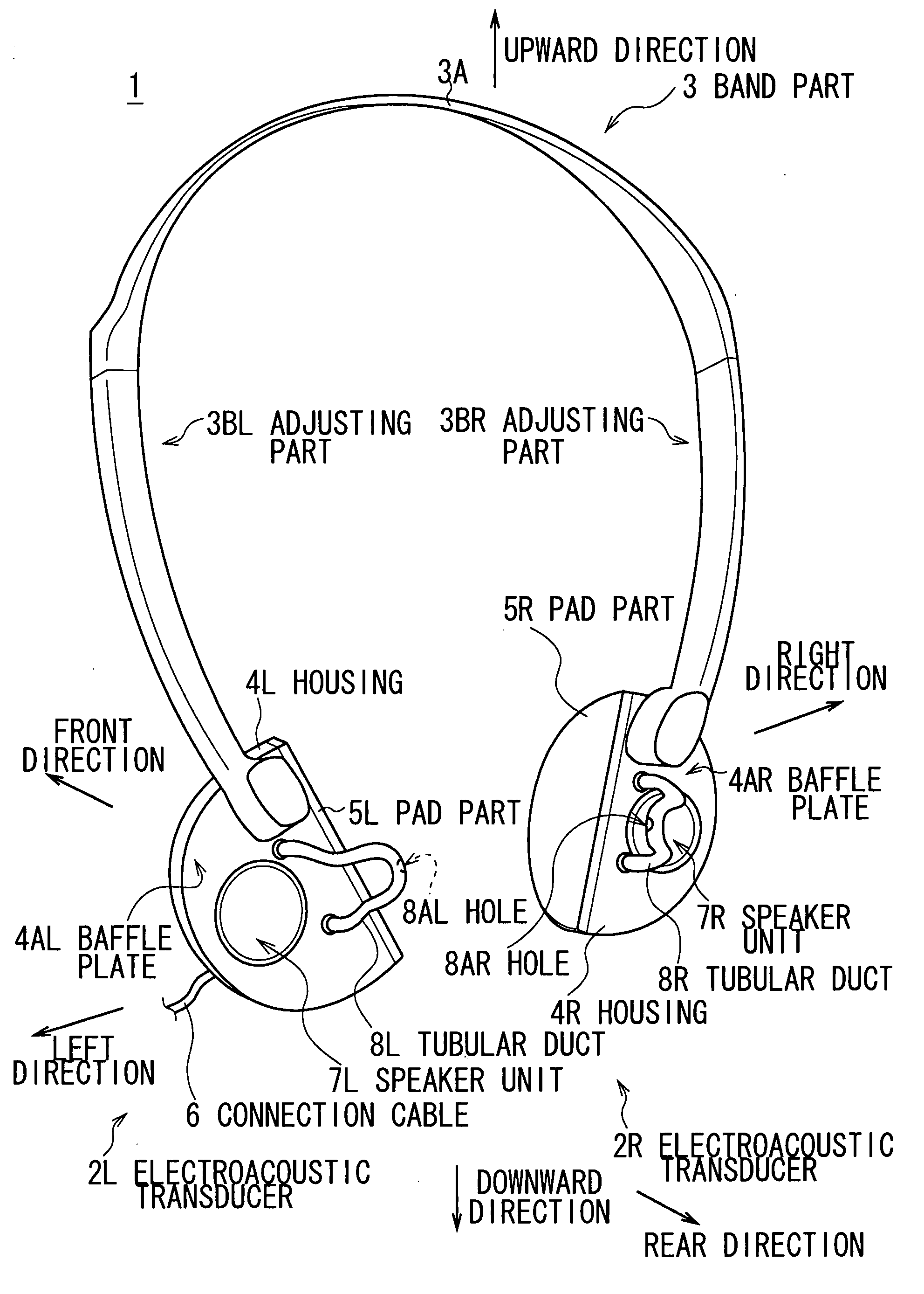Ear speaker device