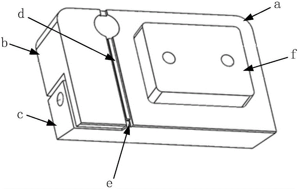 A clamping device for optical fiber and lithium niobate wafer