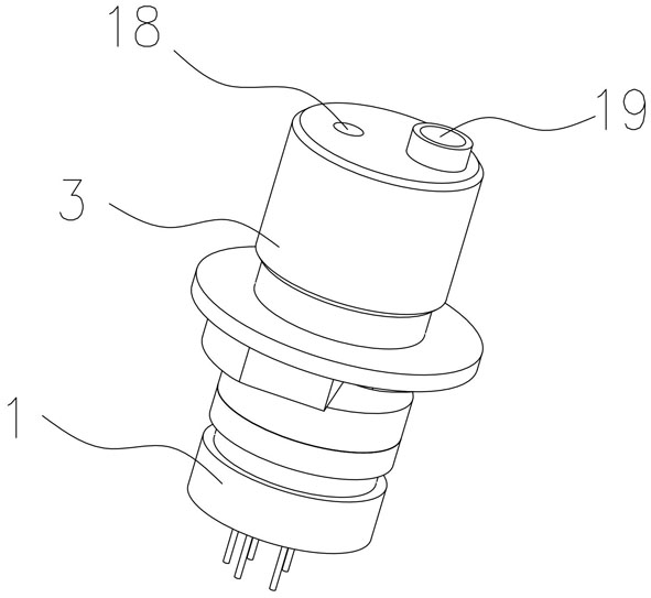 Pressure measurement sensitive component