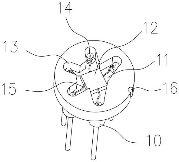 Pressure measurement sensitive component