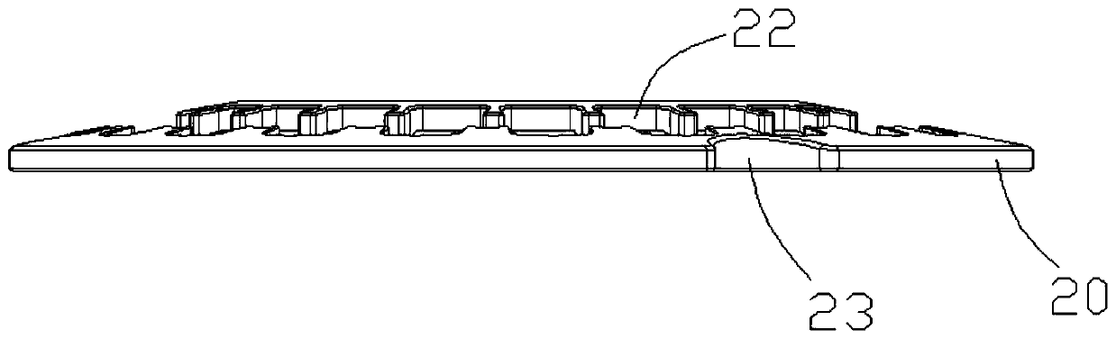 Curved glass polishing fixture, polishing method and polishing device