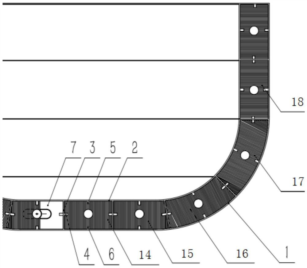 An optimized anti-shock protection structure for ships based on aluminum honeycomb