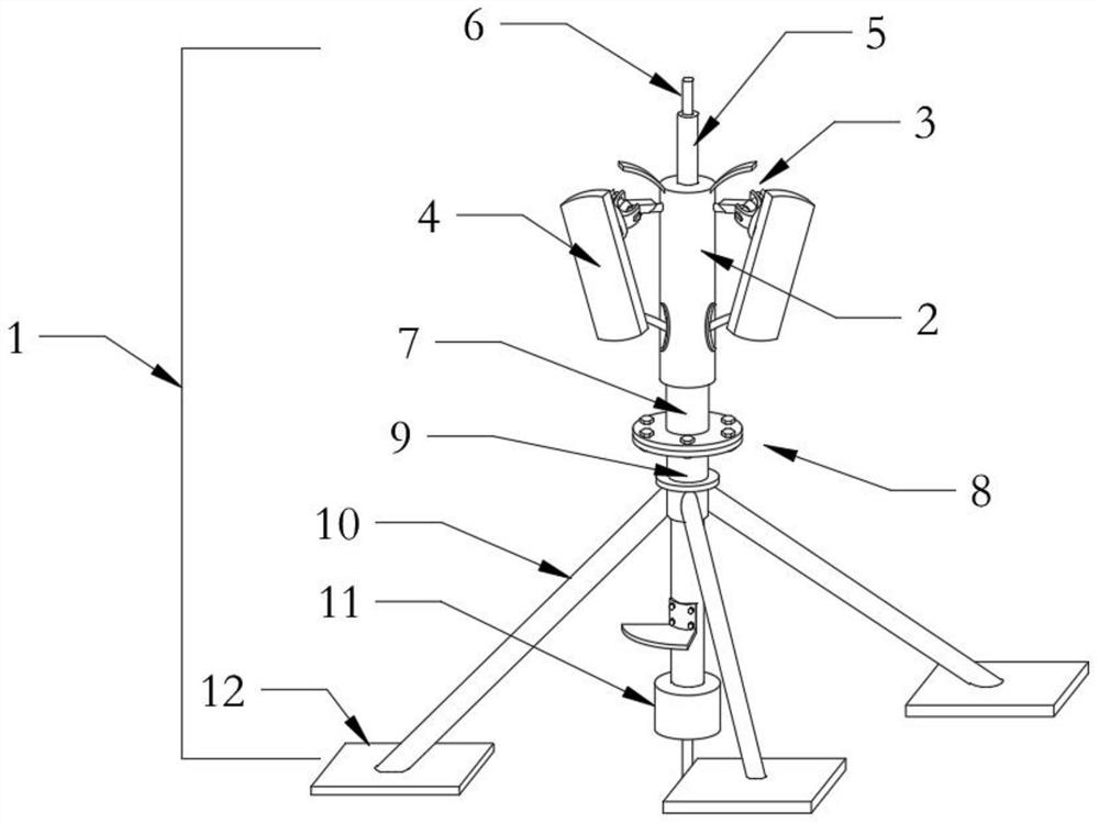 High-frequency device connection mechanism based on 5G base station