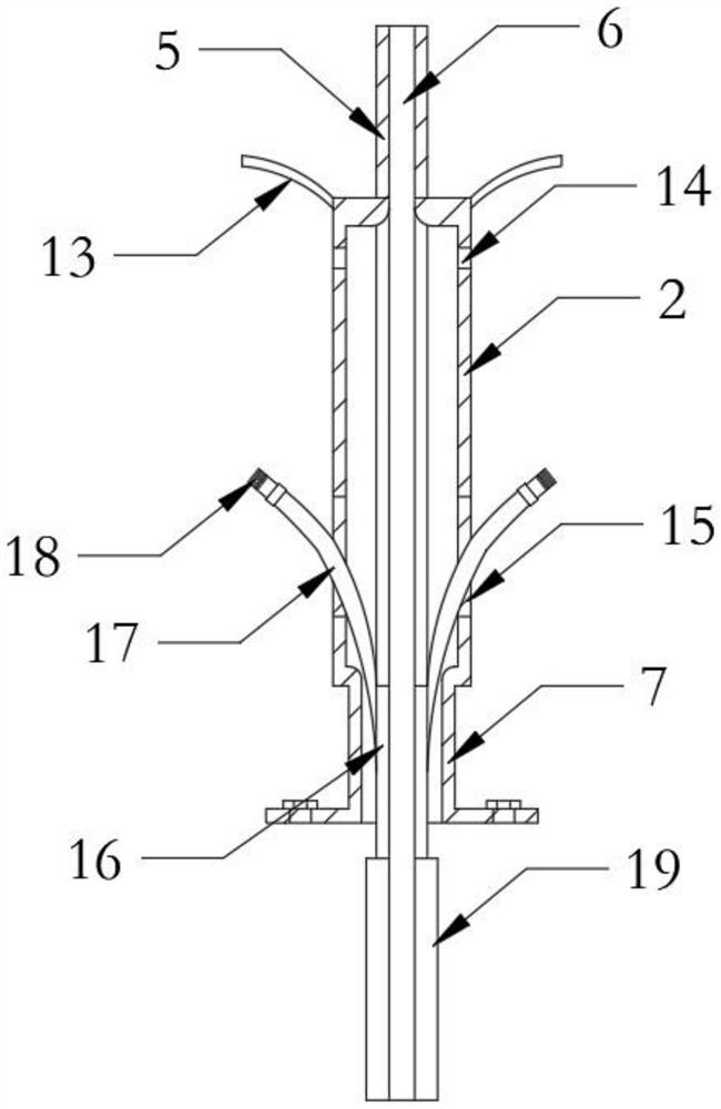 High-frequency device connection mechanism based on 5G base station