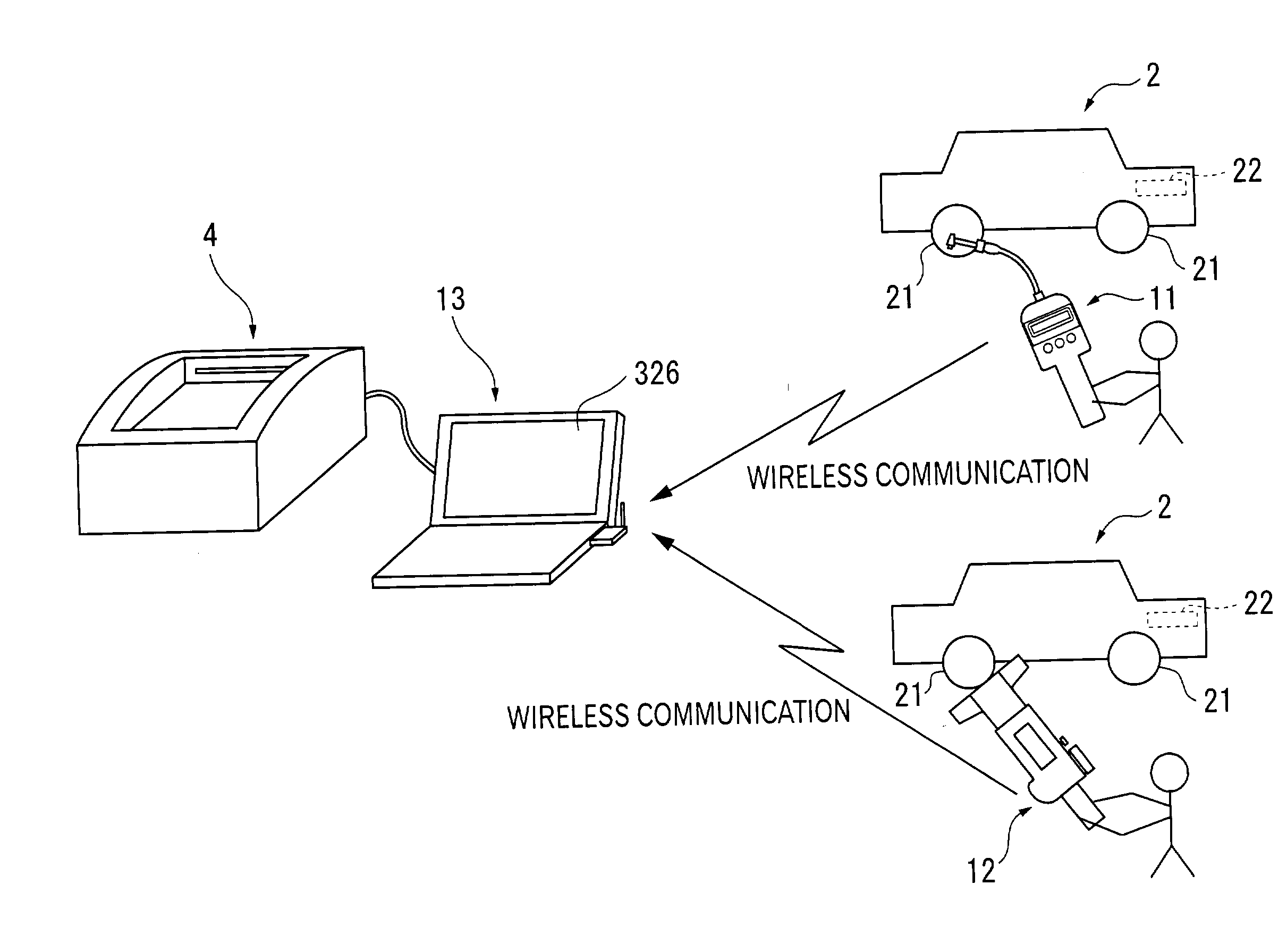 Wheel measuring system, wheel measuring method and wheel-related product sales method