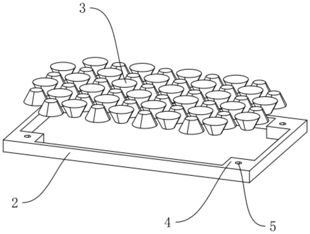 Underwater double-layer acoustic board and underwater sound transceiving noise reduction structure