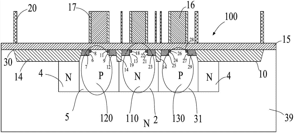 Non-volatile memory for improving data storage time and method for producing non-volatile memory