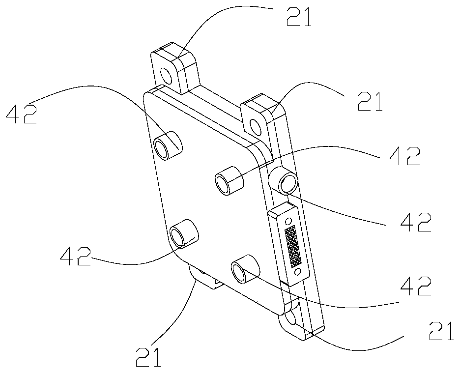 A three-dimensional assembly and packaging structure of a microwave module based on a silicon-aluminum alloy box