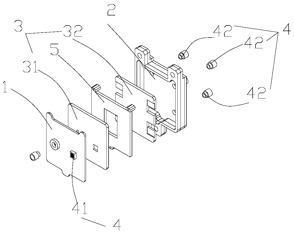 A three-dimensional assembly and packaging structure of a microwave module based on a silicon-aluminum alloy box