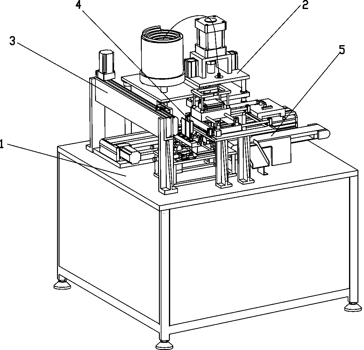 Fully automatic pin pressing and testing all-in-one machine