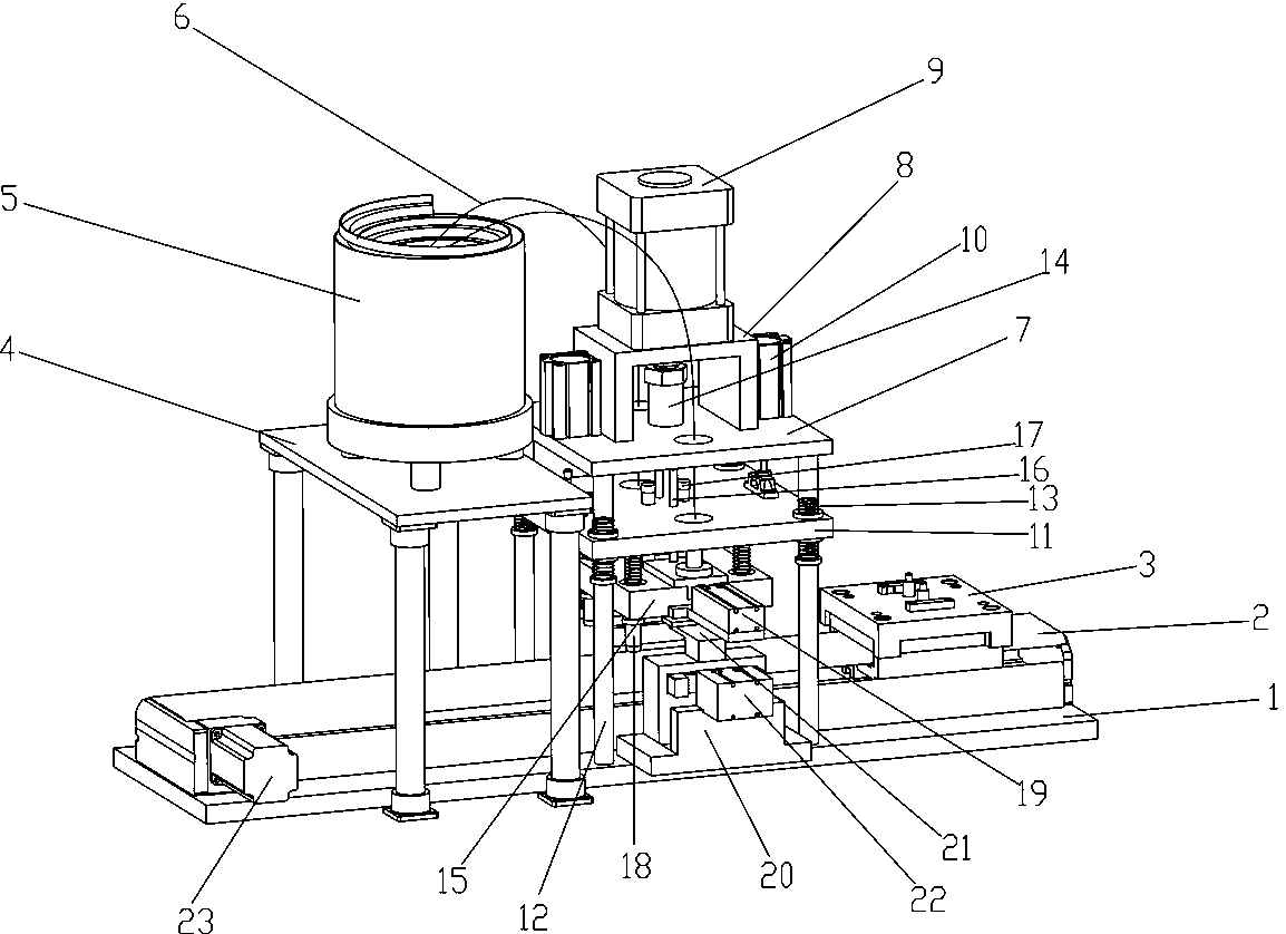 Fully automatic pin pressing and testing all-in-one machine