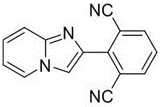 2-(2,6-dicyanophenyl) imidazo [1,2-alpha] pyridine compound and preparation method thereof