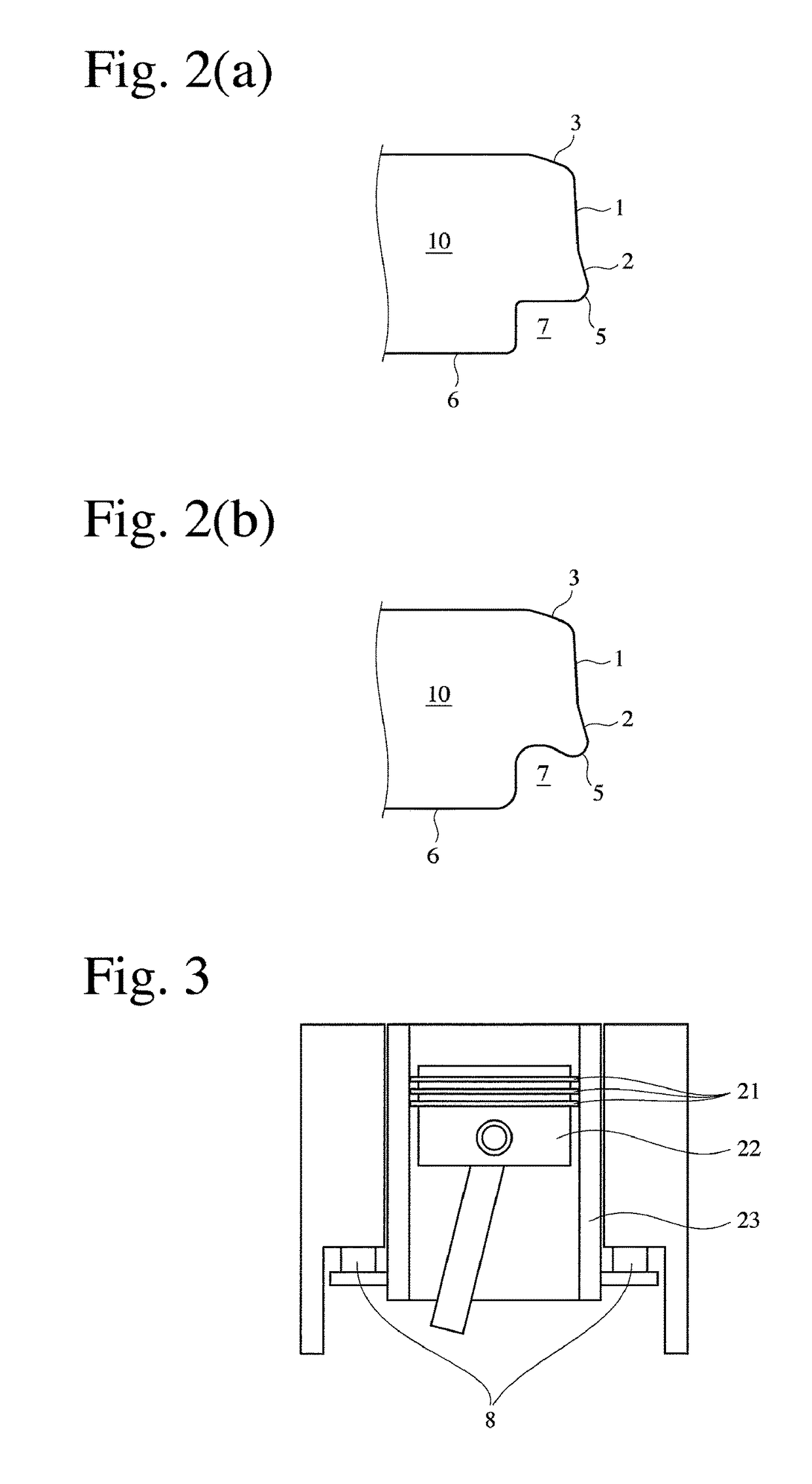Taper-faced compression ring and wire therefor