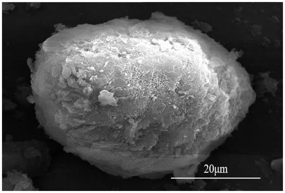 Efficient rare earth modified defluorination material and preparation method thereof