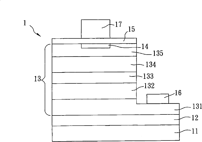 Light-emitting diode with passivation layer and preparation method thereof