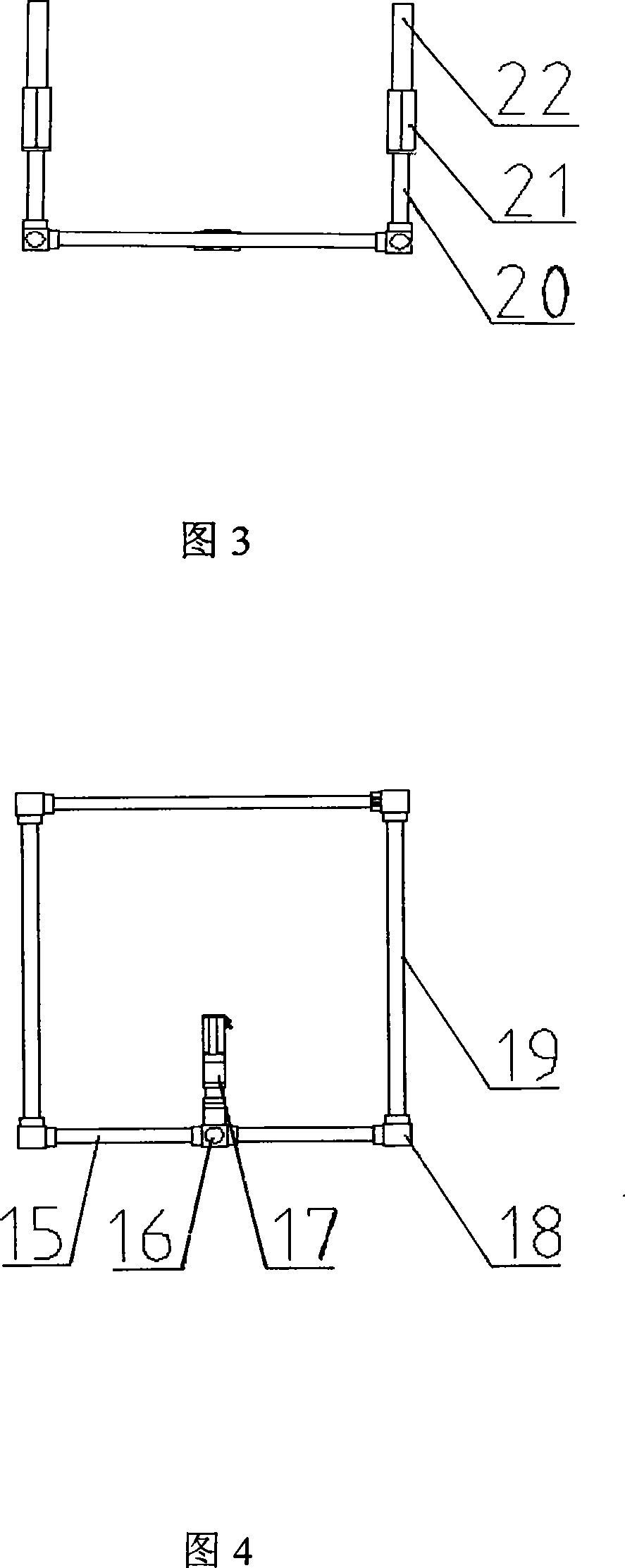 Automatic guiding carriage device