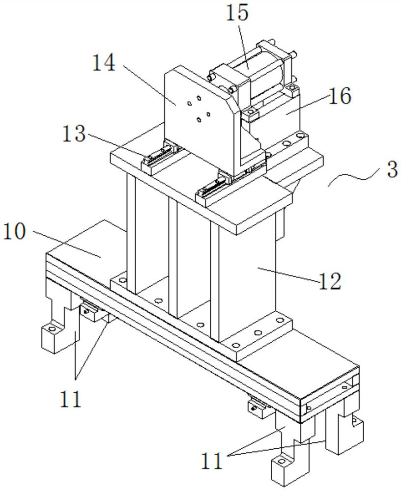 Supporting component for building frame structure beam construction