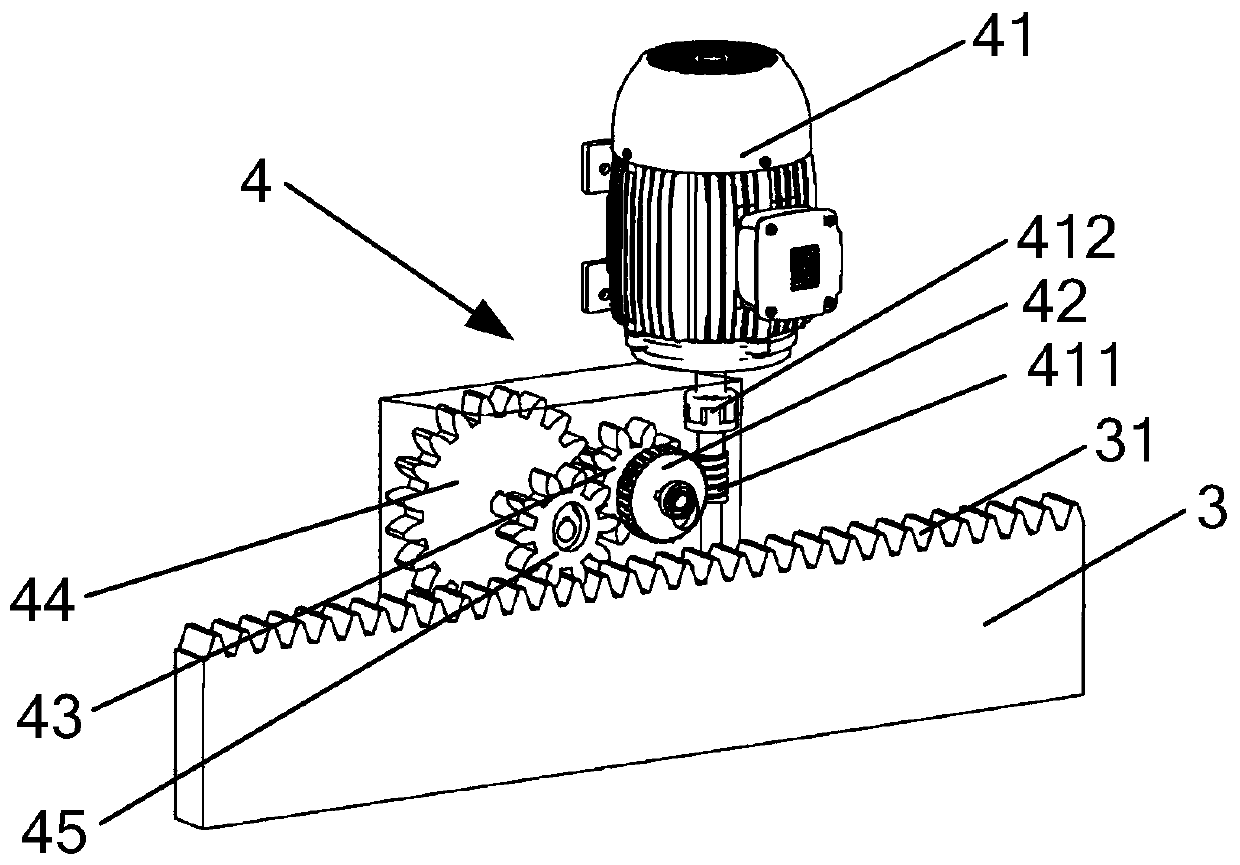 Automatic finger beam device