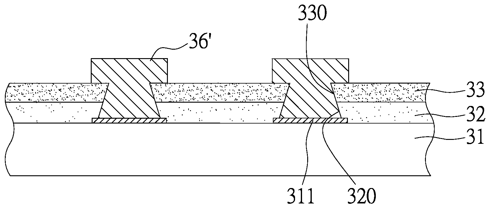 Circuit board surface structure and fabrication method thereof