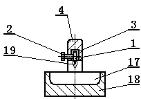 Cutting-open device suitable for cutting open chestnut shell notch at home