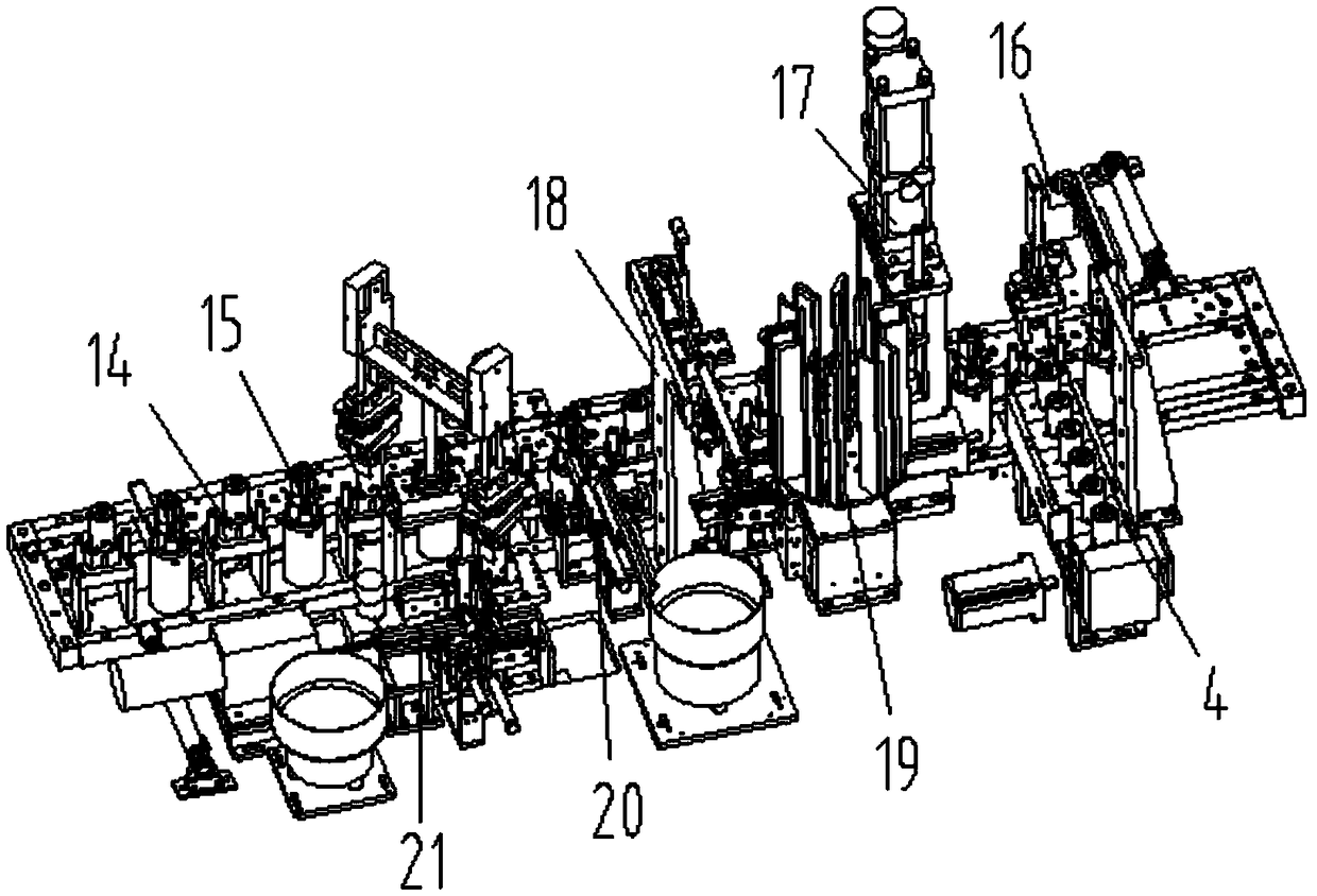 A fully automatic assembly production machine for motor stator